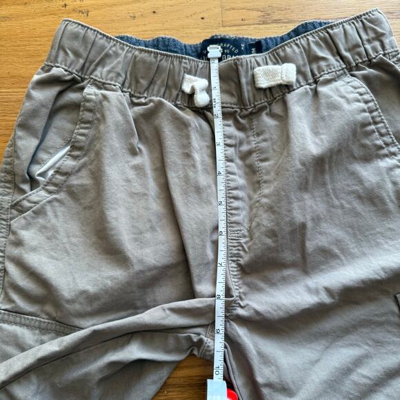 Lucky Brand Boys Khaki Cargo Shorts Pull On Elastic Waistband Size M - Picture 4 of 6